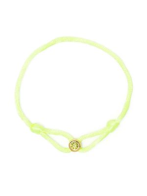Eshvi August Birthstone silk bracelet - Yellow
