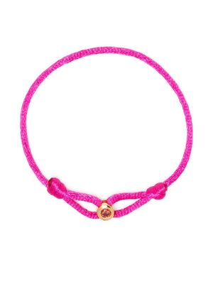 Eshvi January Birthstone silk bracelet - Pink