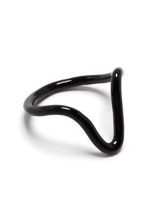 Eshvi Meta sculpted ring - Black