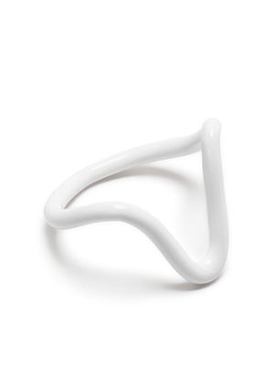 Eshvi Meta sculpted ring - White