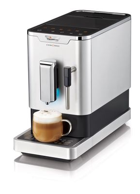 Espressione Concierge Fully Automatic Bean to Cup Espresso Machine in Silver/Chrome