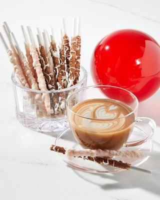Espresso Chocolate and Peppermint Seasoned Straws