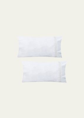 Essential Embroidered Standard Pillowcases, Set of 2