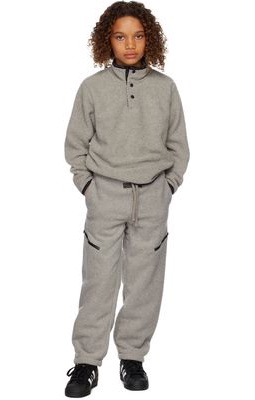 Essentials Kids Gray Fleece Jacket