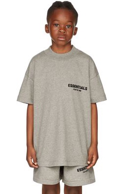 Essentials Kids Gray Logo T-Shirt