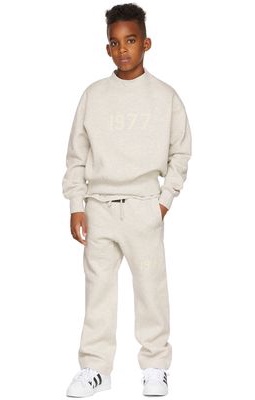 Essentials Kids Off-White '1977' Relaxed Lounge Pants