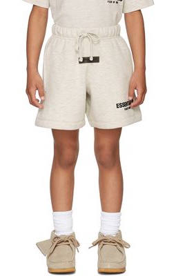 Essentials Kids Off-White Logo Shorts