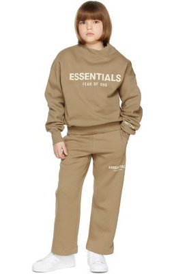 Essentials Kids Tan Fleece Sweatshirt