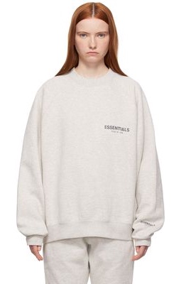 Essentials Off-White Pullover Sweatshirt