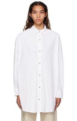 Essentials White Cotton Shirt
