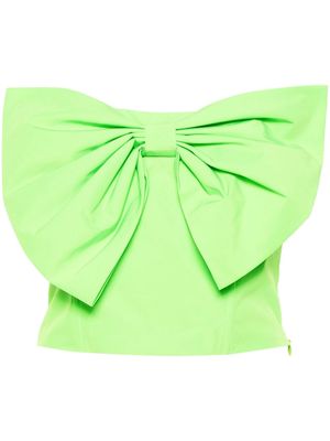 Essentiel Antwerp bow-detail top - Green