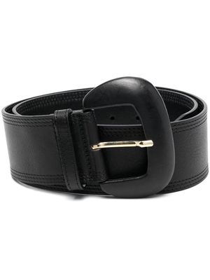 Essentiel Antwerp chunky leather belt - Black