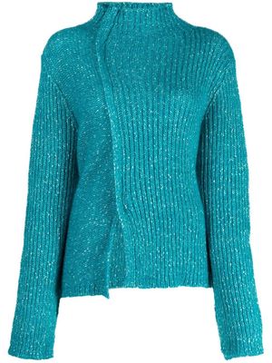 Essentiel Antwerp Clever seam-detail pullover jumper - Blue