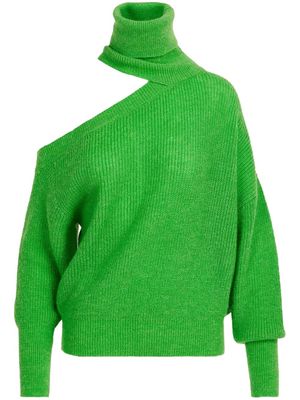 Essentiel Antwerp Effectif cut-out detailing jumper - Green