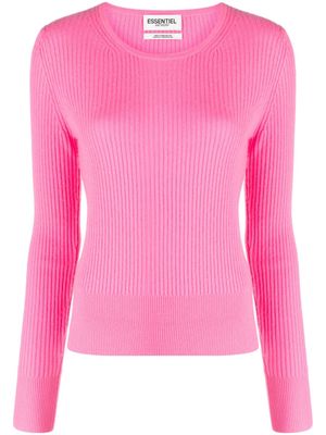 Essentiel Antwerp Elodia pullover ribbed jumper - Pink