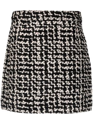 Essentiel Antwerp Enormous tweed miniskirt - Black