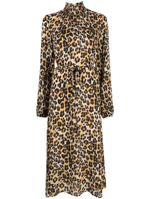 Essentiel Antwerp leopard-print dress - Black