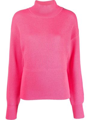 Essentiel Antwerp polo-neck wool jumper - Pink