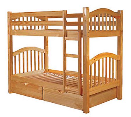 Essex Twin/Twin Bunk Bed w/ Ladder by Acme Furn iture
