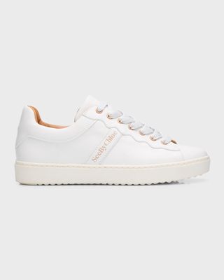 Essie Leather Low-Top Sneakers