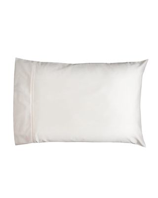 Estate Pair of King Pillowcases, Ivory/Ivory