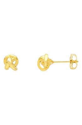 Estella Bartlett Knot Stud Earrings in Gold