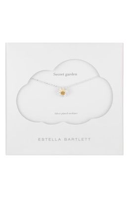 Estella Bartlett Wildflower Necklace in Silver/Gold