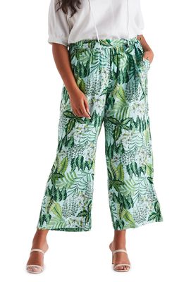 Estelle Monsteria Tropical Wide Leg Pants in Print