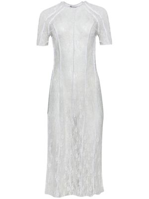 ESTER MANAS Essential lace midi dress - White