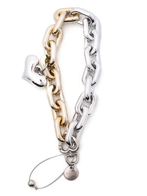 ESTILÉ Love Chain phone strap - Metallic