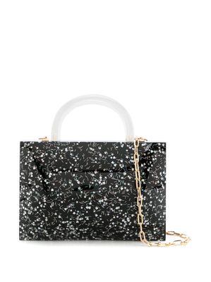 ESTILÉ Mochi glitter-detail mini bag - Black