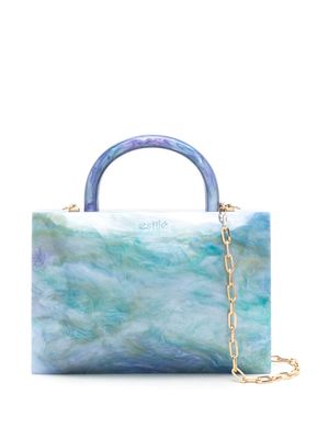 ESTILÉ Mochi marble-pattern mini bag - Blue
