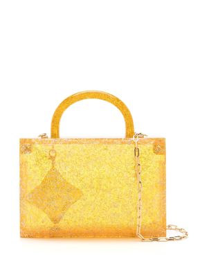 ESTILÉ Mochi transparent-design mini bag - Yellow