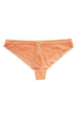 Etam Sublime Tanga Thong in Peach