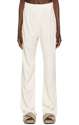 ÉTERNE Off-White Thermal Lounge Pants