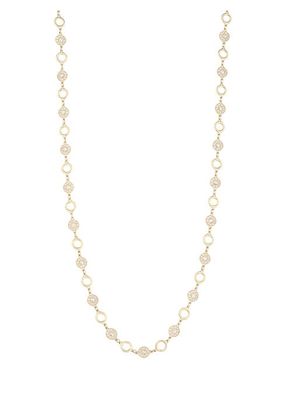 Eternity 20K Yellow Gold & 9.02 TCW Diamond Long Opera Necklace/36"