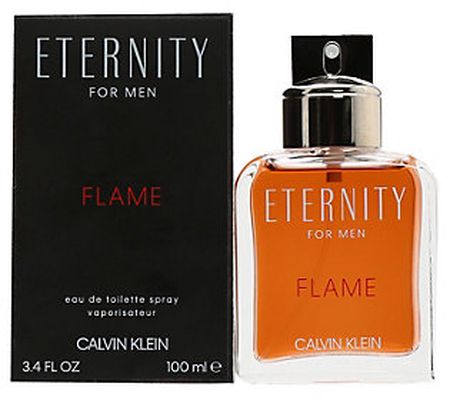Eternity Flame For Men Eau De Toilette Spray, 3 .4 oz