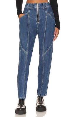 ETICA Zoya Vintage Utility Pant in Blue