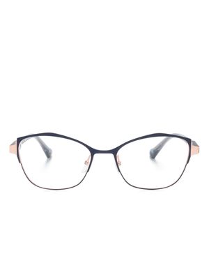 Etnia Barcelona Catharina geometric frames glasses - Blue