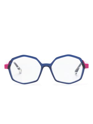 Etnia Barcelona Parma geometric-frame glasses - Blue