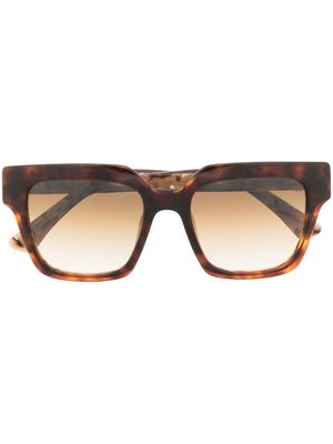 Etnia Barcelona tortoiseshell square-frame sunglasses - Brown