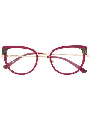 Etnia Barcelona Trapani oversized frame glasses - Pink