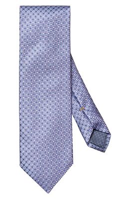 Eton Circle Medallion Silk Tie in Light Pastel Purple