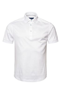 Eton Contemporary Fit Jersey Polo in Natural