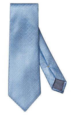 Eton Floral Medallion Silk Tie in Light Blue
