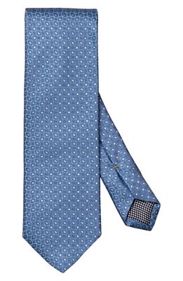 Eton Jacquard Silk Tie in Blue