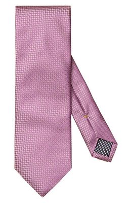 Eton Neat Jacquard Silk Tie in Medium Purple