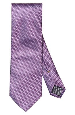 Eton Neat Silk Tie in Dark Purple