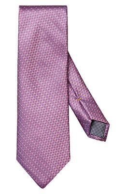 Eton Neat Silk Tie in Purple