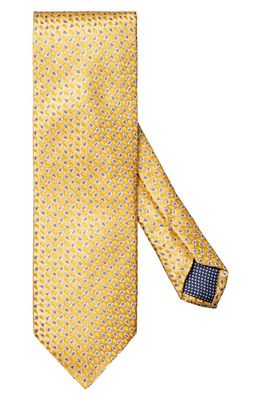 Eton Pine Paisley Silk Tie in Lt/Pastel Yellow